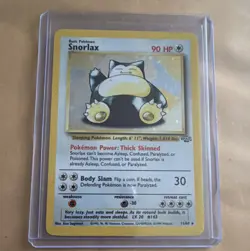 Pokemon TCG Snorlax 27/64 Jungle Rare Regular 90 HP Basic 1999 EN Ken Sugimori - Image 1