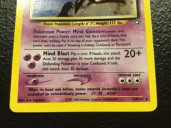 Pokemon Slowking Holo Rare Neo Genesis 14/111 WOTC Vintage 2000 - Image 4