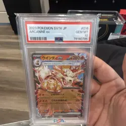 Pokemon TCG Arcanine ex 016/078 Sv1v: Violet Ex Double Rare Holo Japanese PSA 10 - Image 1