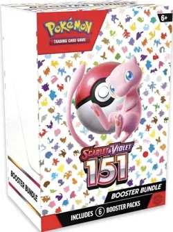 Pokemon TCG Scarlet & Violet 151 Booster Bundle Sealed New (6 packs) - Image 1