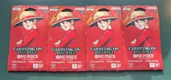 One Piece TCG OP13 Sealed Blister Lot of 4 - Image 1