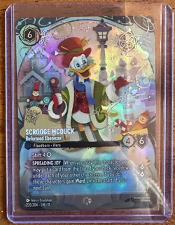 Enchanted Scrooge McDuck - Reformed Ebenezer 235/204 Disney Lorcana Winterspell - Image 1