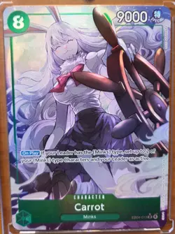 Carrot EB04-013 SR Alt Art The Azure Sea’s Seven One Piece Card Game English - Image 1