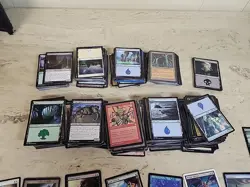 500 Plus Magic The Gathering Cards Mixed Lot Mostly Land Cards - Image 2