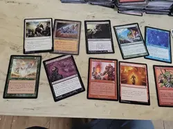 500 Plus Magic The Gathering Cards Mixed Lot Mostly Land Cards - Image 5