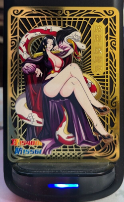 Boa Hancock One Piece Waifu Gold Premium Metal Card Anime Goddess Story - Image 1