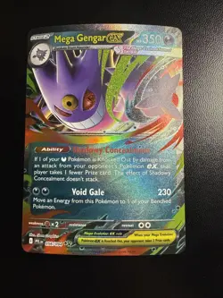 Mega Gengar ex 056/094 Holo Rare Phantasmal Flames Pokemon Card - Image 1