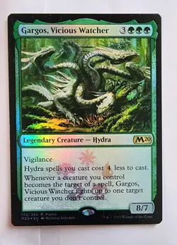 MTG 1x FOIL Gargos, Vicious Watcher m20 #172 PROMO Magic the Gathering x1 NM - Image 1