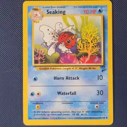 Seaking 60/130 - Base Set 2 - Common Vintage WOTC Pokemon Card - LP - Image 1