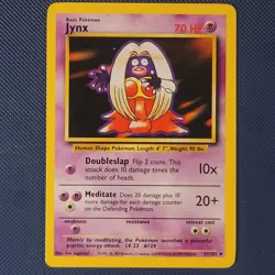 Jynx 31/102 - Base Set - Uncommon Vintage WOTC Pokemon Card - LP+ - Image 1