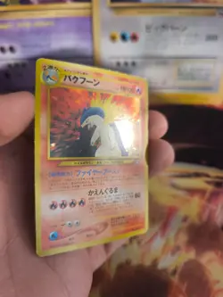 Pokemon Karte Card Tornupto Typhlosion Neo Genesis Promo Holo Wotc japanese Exc- - Image 4