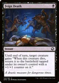 X 1 Feign Death NM Adventures in the Forgotten Realms 224 MTG Magic - Image 1
