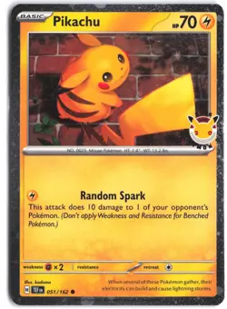 Pikachu (Pokemon Day 2026) 051/162 Holo Miscellaneous Cards & Products Pokemon - Image 1