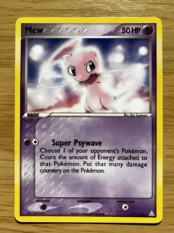 Pokemon TCG MEW 111/110 DVD PROMO Non Holo Opened. NM/M Card. - Image 1