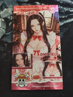 One Piece Boa Hancock Oversized Collectible Art Card Anime Manga Poster Rare - Image 1