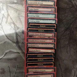 Magic: The Gathering Goblin Red Card Lot Krenko Mob Boss Warren Instigator - Image 1