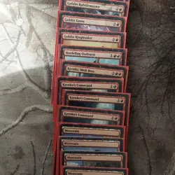 Magic: The Gathering Goblin Red Card Lot Krenko Mob Boss Warren Instigator - Image 2