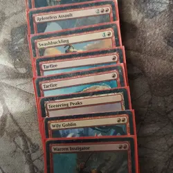 Magic: The Gathering Goblin Red Card Lot Krenko Mob Boss Warren Instigator - Image 3