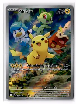 Pikachu - 027 SV: Scarlet & Violet Promo Cards Holo NM - Image 1