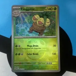 Pokemon Exeggutor TCG Masterball Holo Card Prismatic Evolutions 002/131 - Image 1