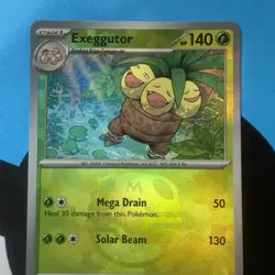 Pokemon Exeggutor TCG Masterball Holo Card Prismatic Evolutions 002/131 - Image 3