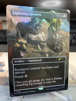 Lightning Greaves Foil R 2465 Fallout Secret Lair SLD MTG NM - Image 3