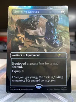 Lightning Greaves Foil R 2465 Fallout Secret Lair SLD MTG NM - Image 5