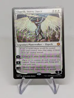 Elspeth, Storm Slayer PW STAMP - MTG Magic the Gathering - TDM - Image 1