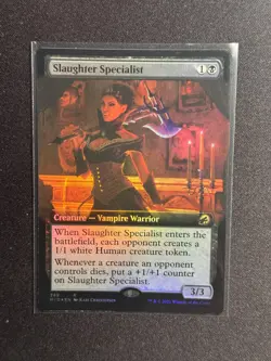 Innistrad: Midnight Hunt Slaughter Specialist (Extended Art) FOIL #349 MTG NM - Image 1