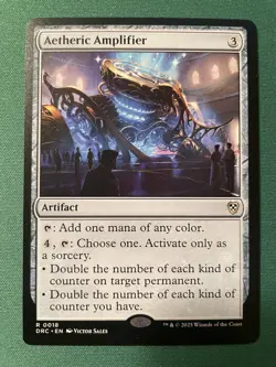 2025 Aetheric Amplifier DRC #18 - Commander: Aetherdrift Near Mint - Image 1