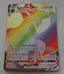 Pokemon Salamence VMAX Secret Rare Holofoil SWSH03: Darkness Ablaze 194/189 NM - Image 2
