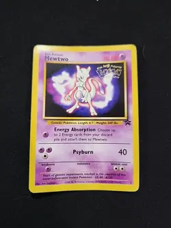 POKEMON MEWTWO # 3 The First Movie Black Star Promo Set Wizards DAMAGED - Image 1