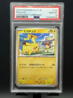 PSA 10 Pikachu 120/sv-p Japanese PROMO Gym Event 2023 Pokemon Card US Seller - Image 3
