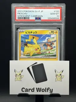 PSA 10 Pikachu 120/sv-p Japanese PROMO Gym Event 2023 Pokemon Card US Seller - Image 4