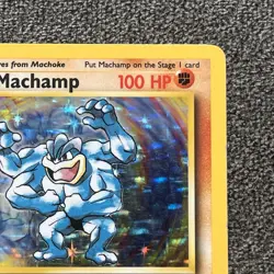1st Edition Machamp 8/102 LP - Base Set Rare Holo - Vintage WOTC Pokemon TCG - Image 4