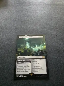 MTG Midgar, City of Mako (Borderless) 313 FINAL FANTASY R NM - Image 1