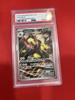 Pokemon TCG Haxorus Illustration Rare Black Bolt 147/086 PSA 9 - Image 1