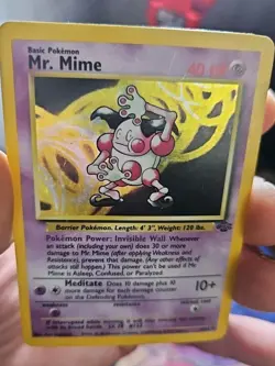 Pokemon Card - Mr. Mime Jungle 6/64 Holo Rare MP/HP - Image 4