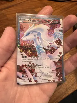Pokemon TCG Reshiram RC22/RC25 Full Art Rare Legendary Treasures NEAR MINT - Image 1