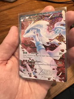 Pokemon TCG Reshiram RC22/RC25 Full Art Rare Legendary Treasures NEAR MINT - Image 2