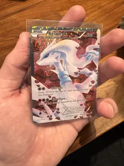 Pokemon TCG Reshiram RC22/RC25 Full Art Rare Legendary Treasures NEAR MINT - Image 3