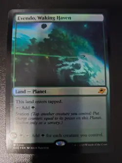 MTG Evendo, Waking Haven **FOIL** from Edge of Eternities. Never Played - Image 2