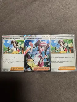 Pokemon TCG Rosa's Encouragement BUNDLE 114/088 Full Art UltraRare Perfect Order - Image 1