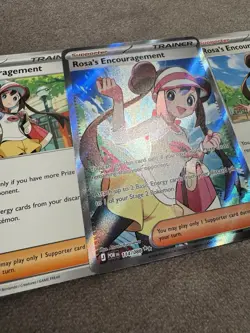 Pokemon TCG Rosa's Encouragement BUNDLE 114/088 Full Art UltraRare Perfect Order - Image 2