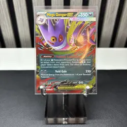 2025 Pokemon MEGA GENGAR EX #056/094 Phantasmal Flames Double Rare English - Image 1