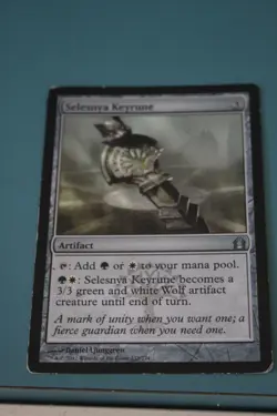 MTG CARD POOR CONDITION SELESNYA KEYRUNE - Image 1