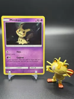 Mimikyu 58/145 Pokemon SM Guardians Rising Holo - LP - Image 1