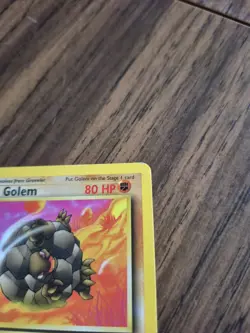 Pokemon TCG - Golem 36/62 Lightly Played Uncommon Fossil 1st Edition - Image 2