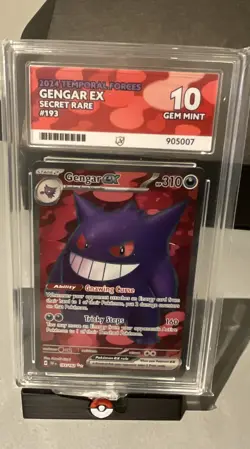 Pokemon Gengar EX Full Art Temporal Forces 193/162 Ace 10 Graded! - Image 1