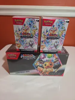 Pokemon TCG: Prismatic Evolutions Surprise Box & 2x Booster Bundles - Image 1